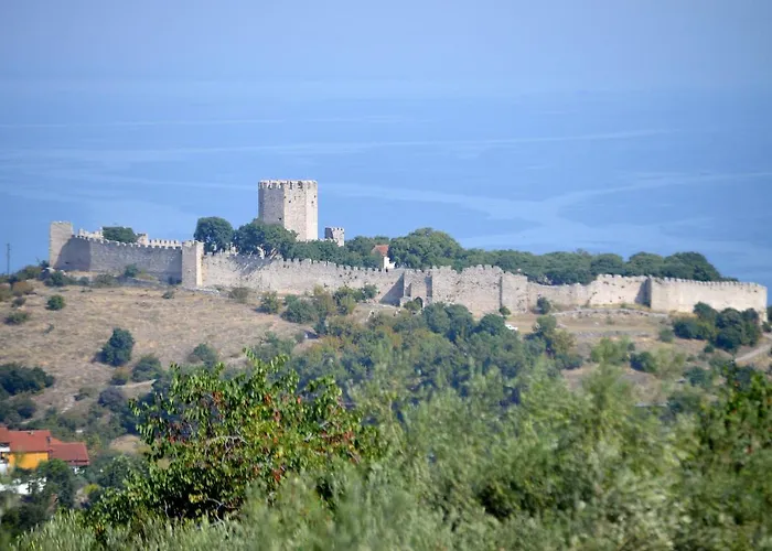 View Of The Castle And The Sea 1 *